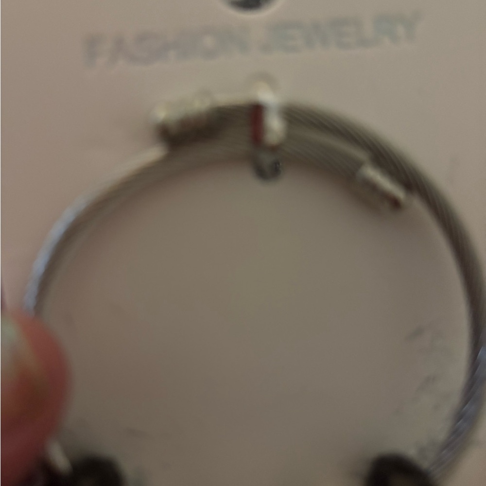 Source Unknown Silver and Black Bracelet - Picture 3 of 5